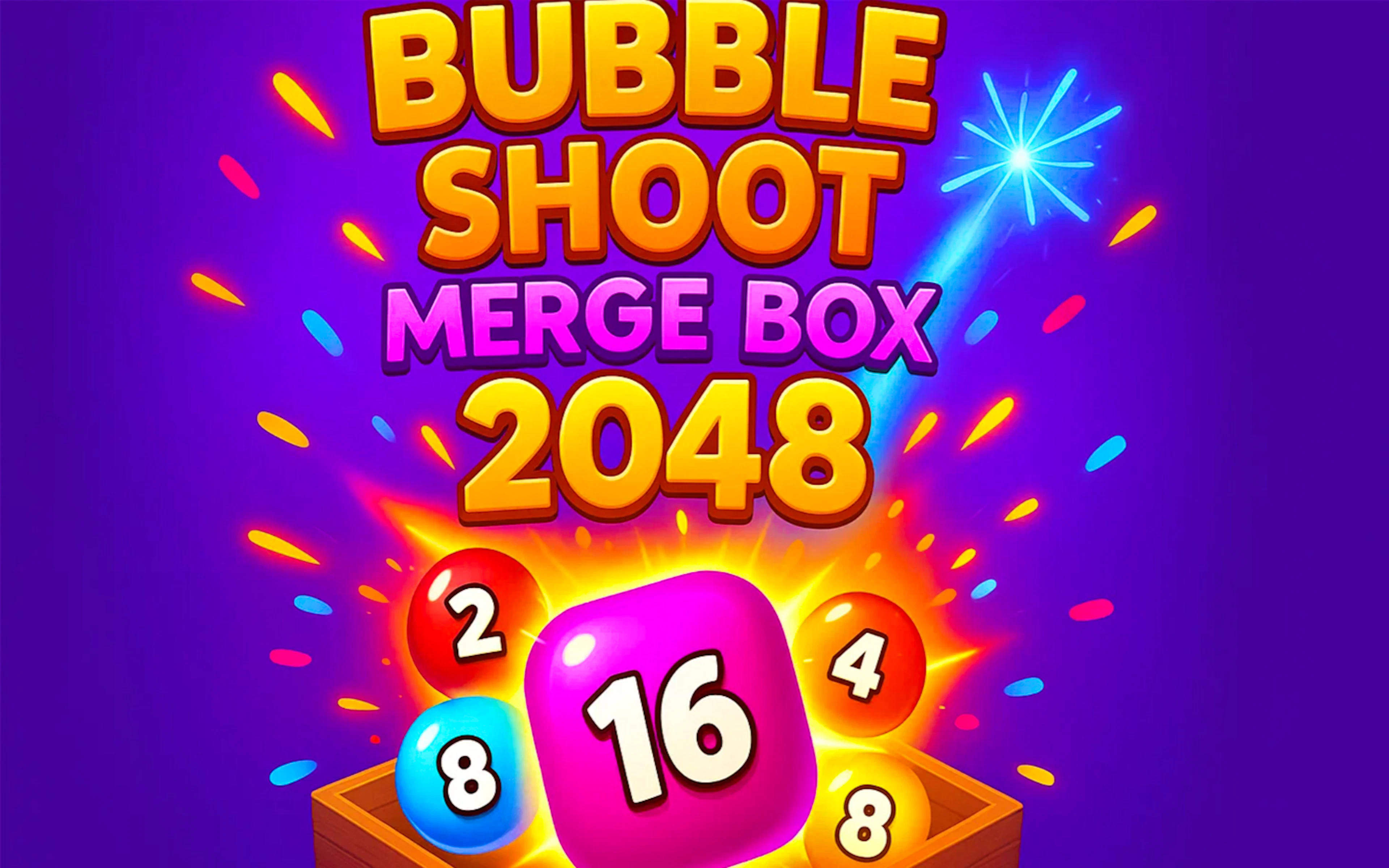 Bubble Shoot Merge Box 2048