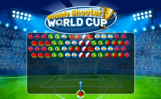 Jogo Bubble Shooter World Cup no Jogos 360