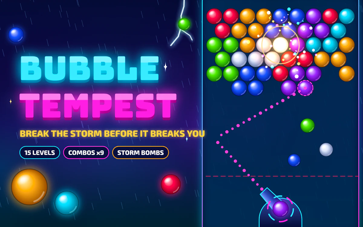 Bubble Tempest 🕹️ Play Now on GamePix