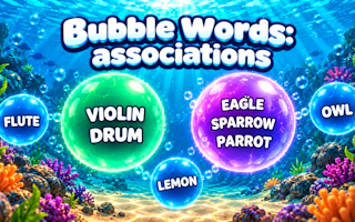 Bubble Words Associations