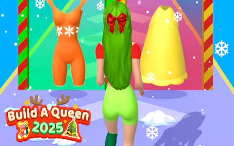 Build A Queen Christmas Beauty game thumbnail