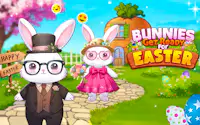 Bunnies Get Ready for Easter
