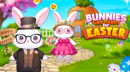 Bunnies Get Ready for Easter
