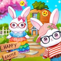 Bunnies Get Ready for Easter