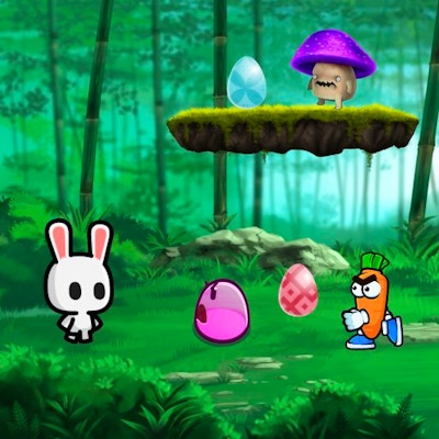 Bunny Collect Eggs By Gamepix