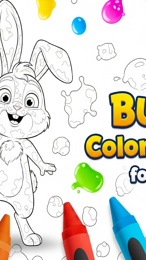 Bunny Coloring Book for Kids