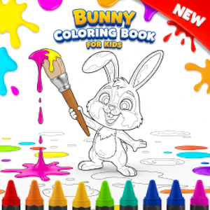 Bunny Coloring Book for Kids Thumbnail
