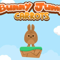 Bunny Jump Carrots Online arcade Games on taptohit.com
