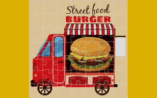 Burger Trucks Jigsaw game cover