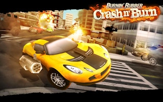 Burnin' Rubber Crash N' Burn game cover