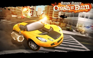 Burnin' Rubber Crash N' Burn game cover