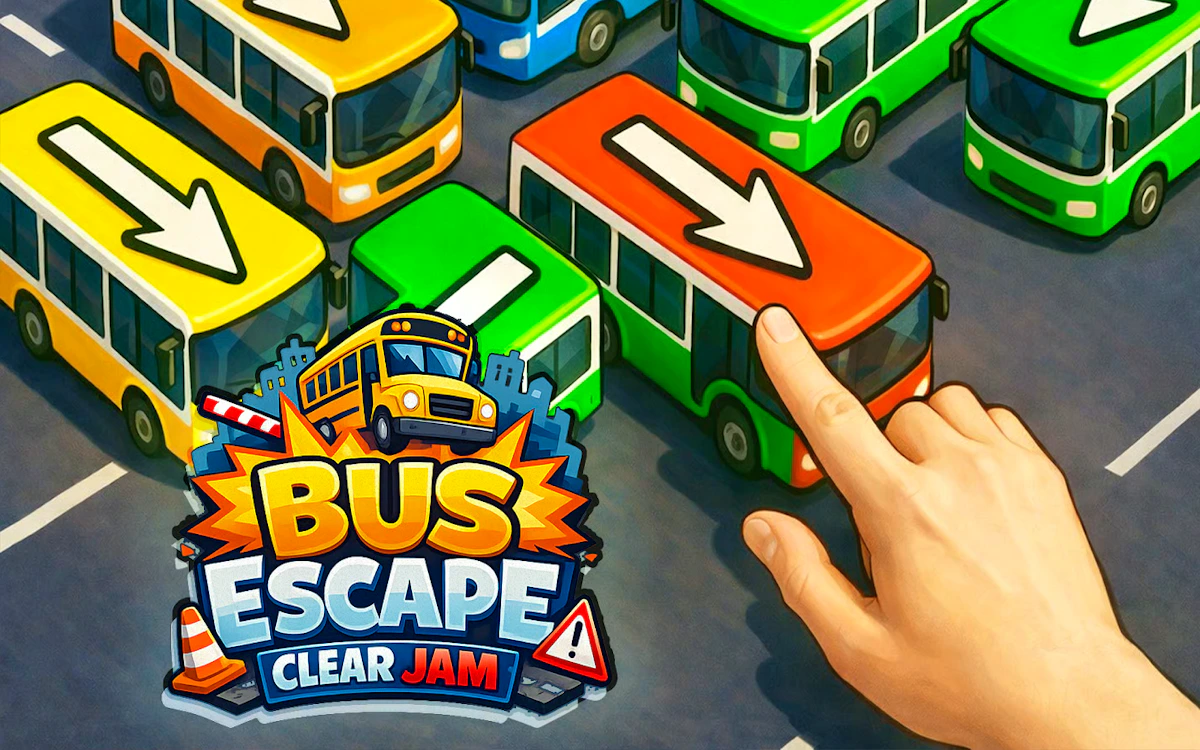 Play Bus Escape Clear Jam — free online Parking game