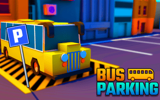 Bus Parking City 3d game cover