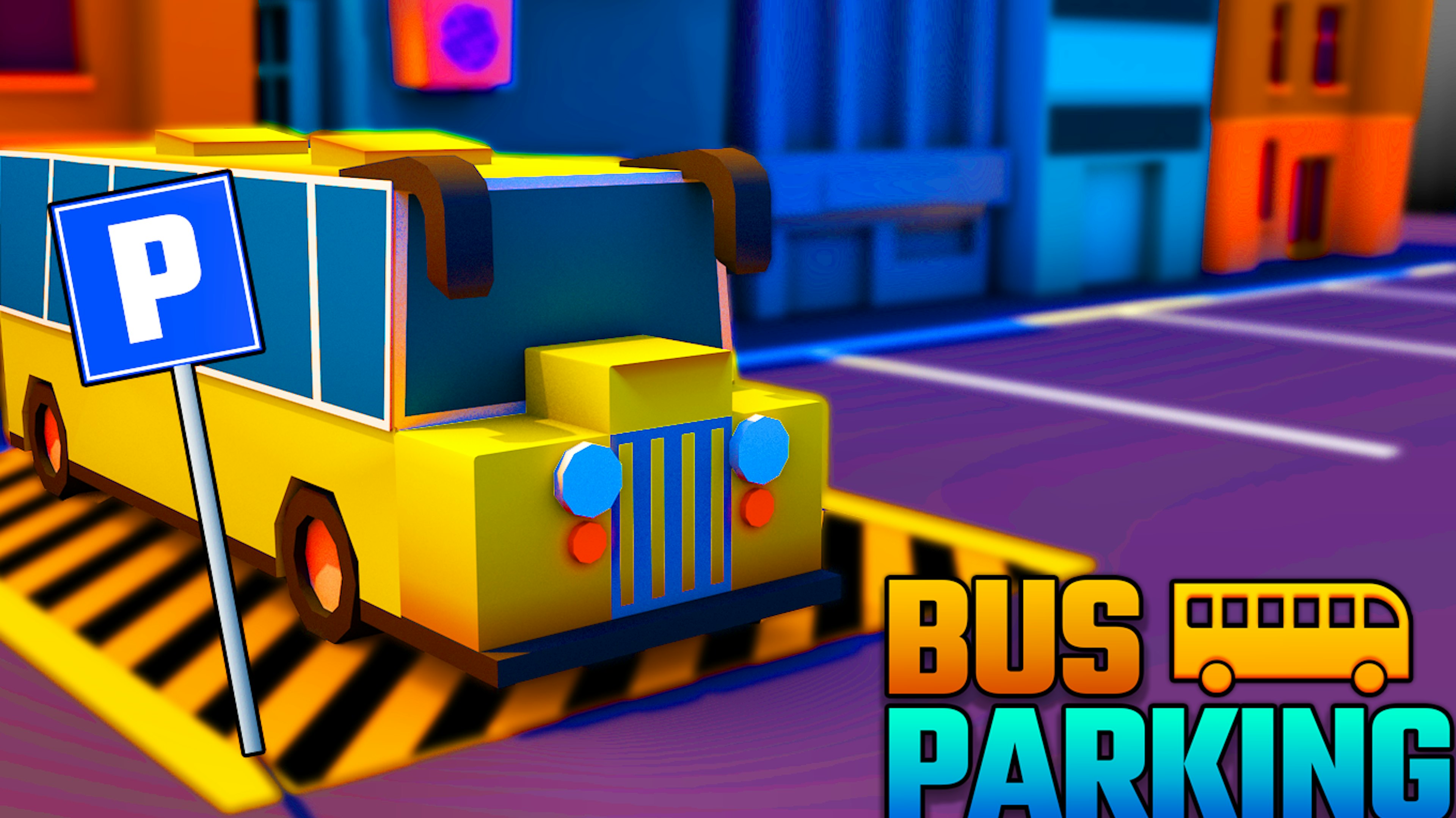 Bus Parking City 3D
