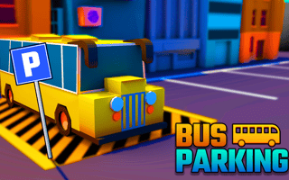 Bus Parking City 3d game cover