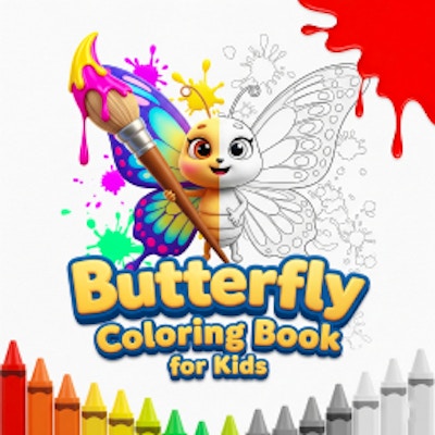 Butterfly Coloring Book for Kids By Gamepix