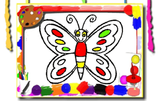 Butterfly Coloring Book game cover