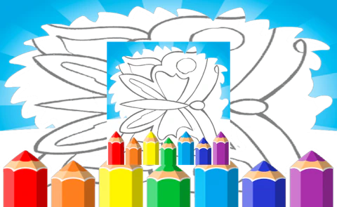 Butterfly Coloring Pages Kids game thumbnail