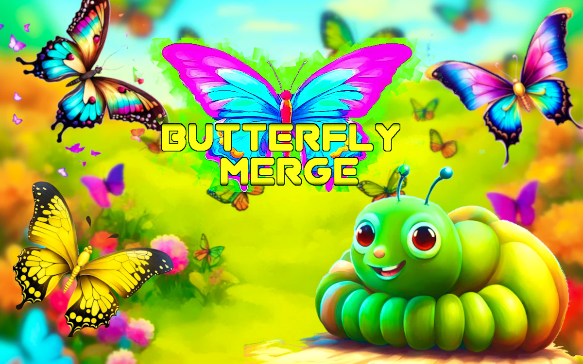 Play Butterfly Merge — free online Animal game