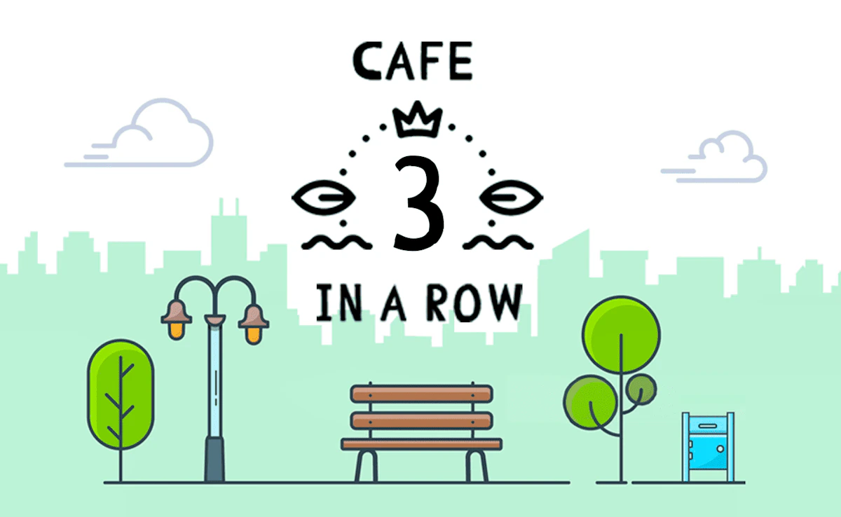 Play Cafe 3 in a Row — free online Mahjong game
