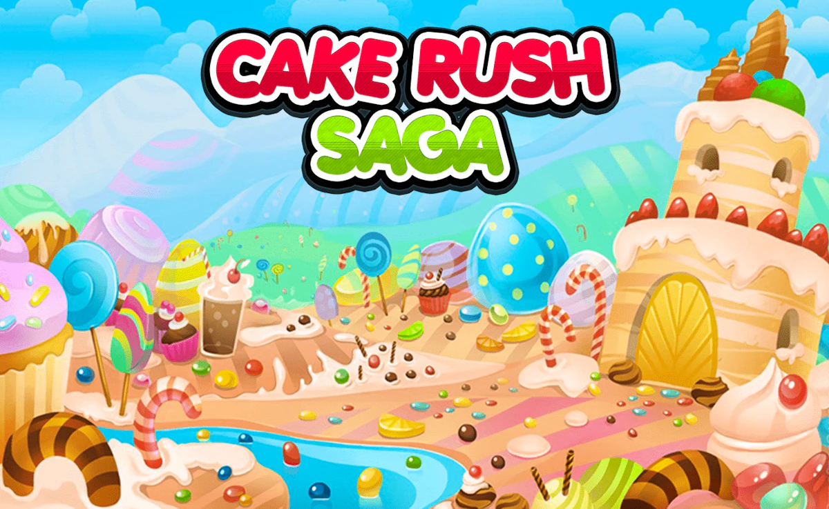 Play Cake Rush Saga — free online Kids game