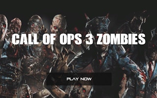 Call Of Ops 3 Zombies game cover