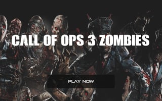 Call of Ops 3 Zombies