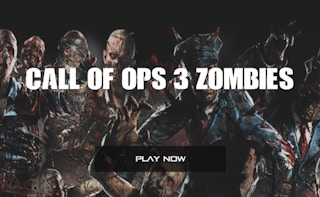 Call Of Ops 3 Zombies game cover