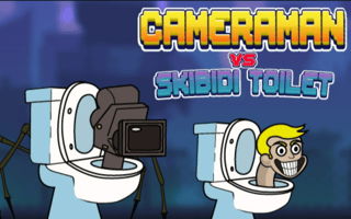 Cameraman Vs Skibidi Toilet game cover