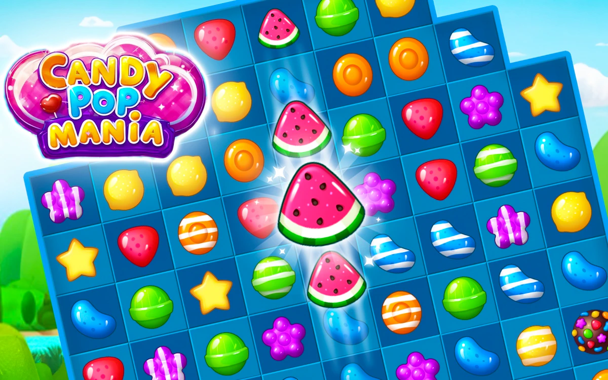 Play Candy Pop Mania — free online Match 3 game