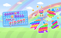 Cannon Ball & Pop It Fidget