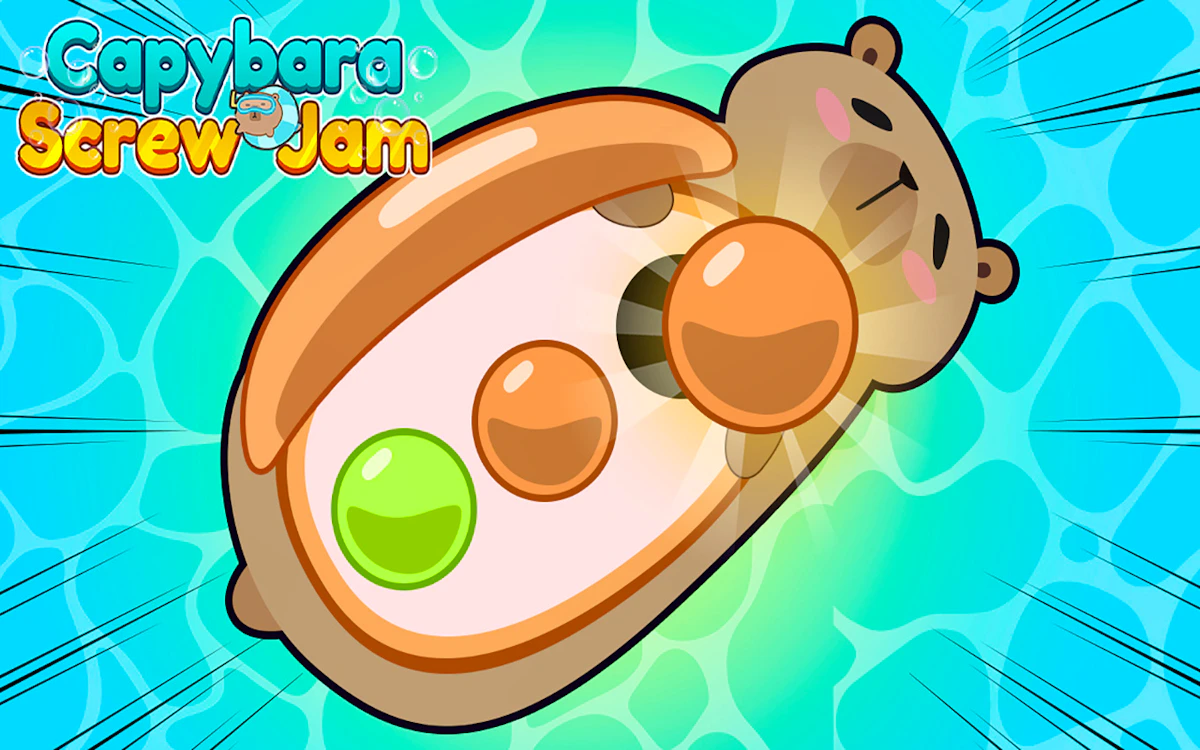 Play Capybara Screw Jam — free online Puzzle game