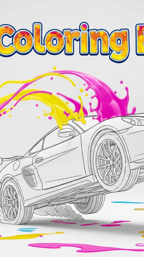Car Coloring Book