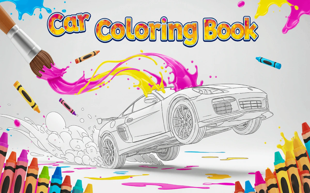 Play Car Coloring Book — free online Coloring game