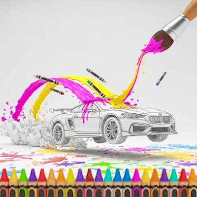 Car Coloring Book By Gamepix