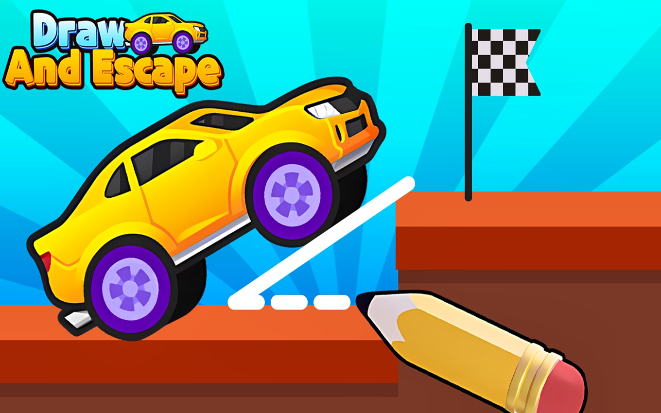 Car Games Draw And Escape