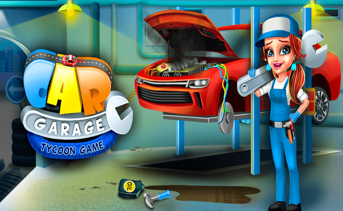 Play Car Garage Tycoon - Simulation Game — free online Money game