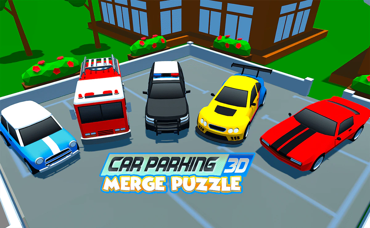 Play Car Parking 3D Merge Puzzle — free online Arcade game