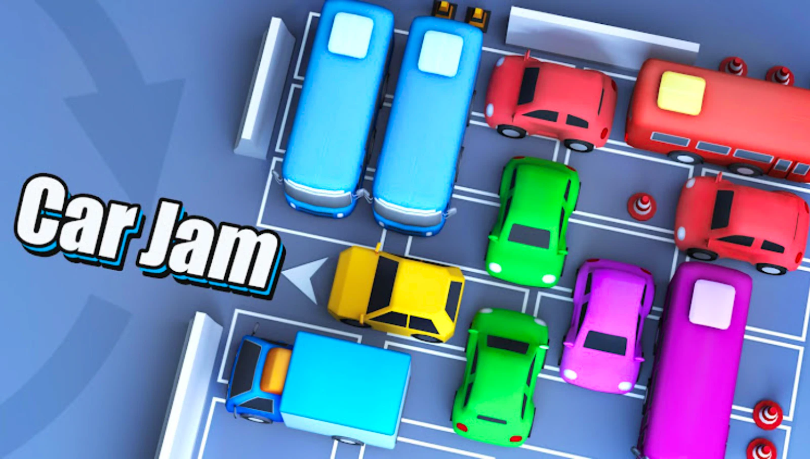 Car Parking Jam — free online driving game on Glaze Games