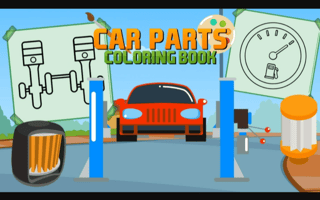 Car Parts Coloring Book game cover