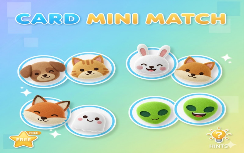 Card Mini Match Basic Controls