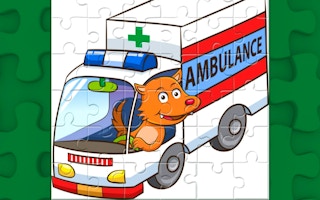 Cartoon Ambulance Puzzle