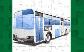 Cartoon Bus Puzzle game cover