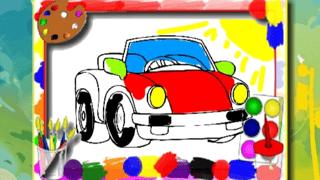 Cartoon Cars Coloring Book game cover