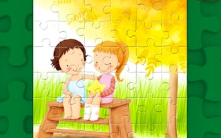 Cartoon Children's Day Puzzle