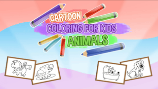 Cartoon Coloring For Kids Animals game cover