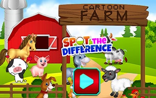 Cartoon Farm Spot the Difference