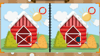Cartoon Farm Spot The Difference game cover