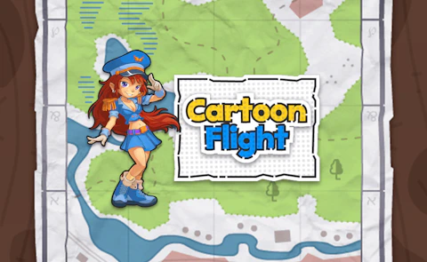 Cartoon Flight game artwork