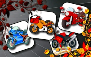 Cartoon Motorbikes Memory